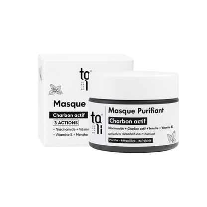 Masque Purifiant au Charbon Actif et Niacinamide