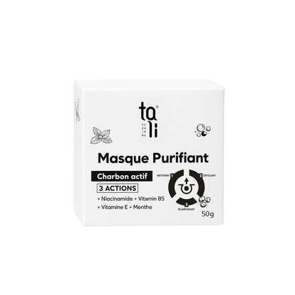 Masque Purifiant au Charbon Actif et Niacinamide