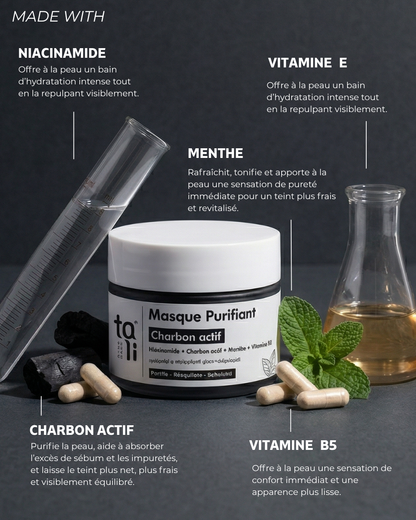Pack Charbon Actif : سرّ النضارة واللمعان الصحي لبشرة صافية ومشرقة.