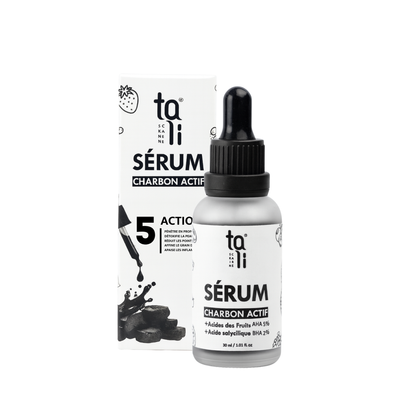 Sérum Charbon Actif – AHA 5% + BHA 2%