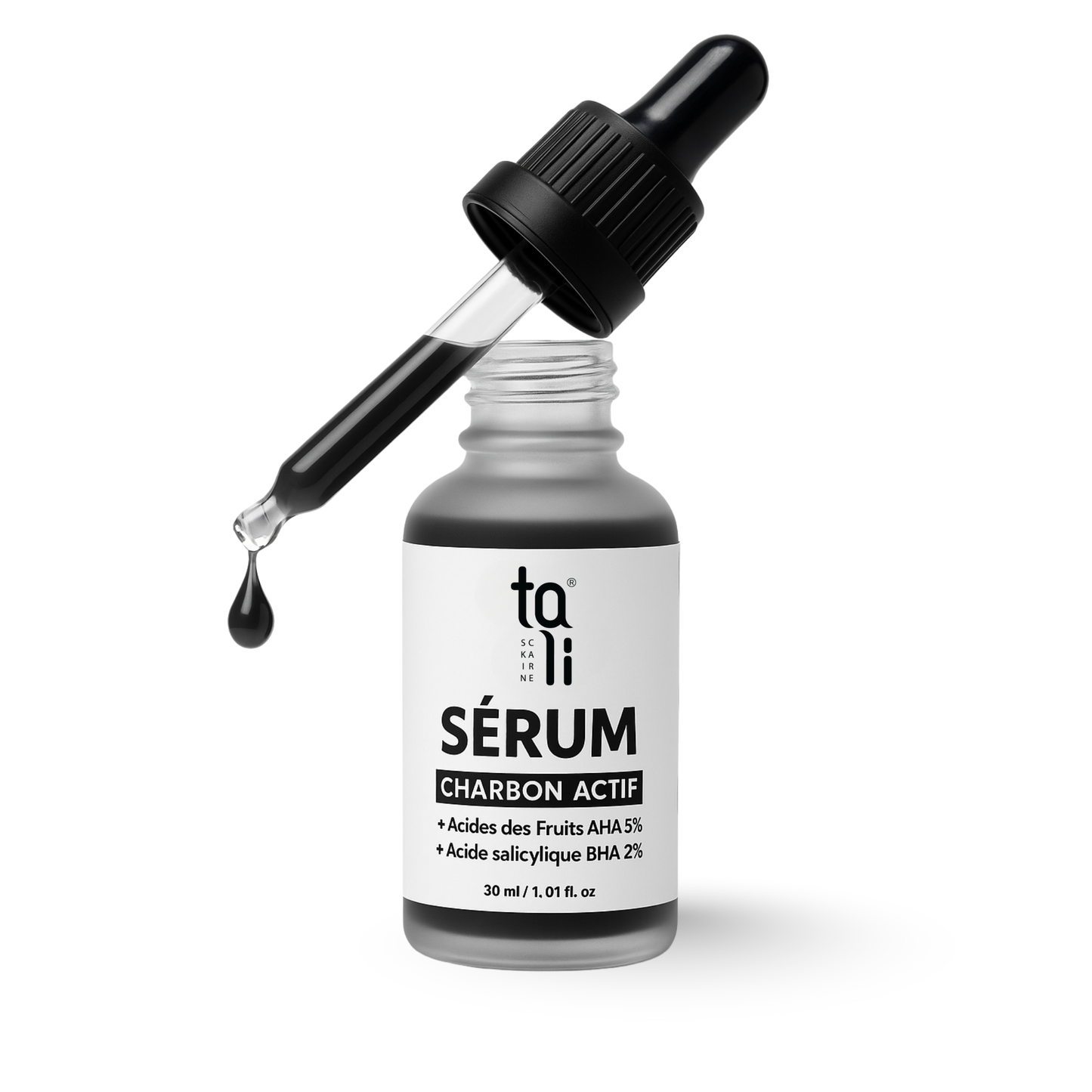 Sérum Charbon Actif – AHA 5% + BHA 2%