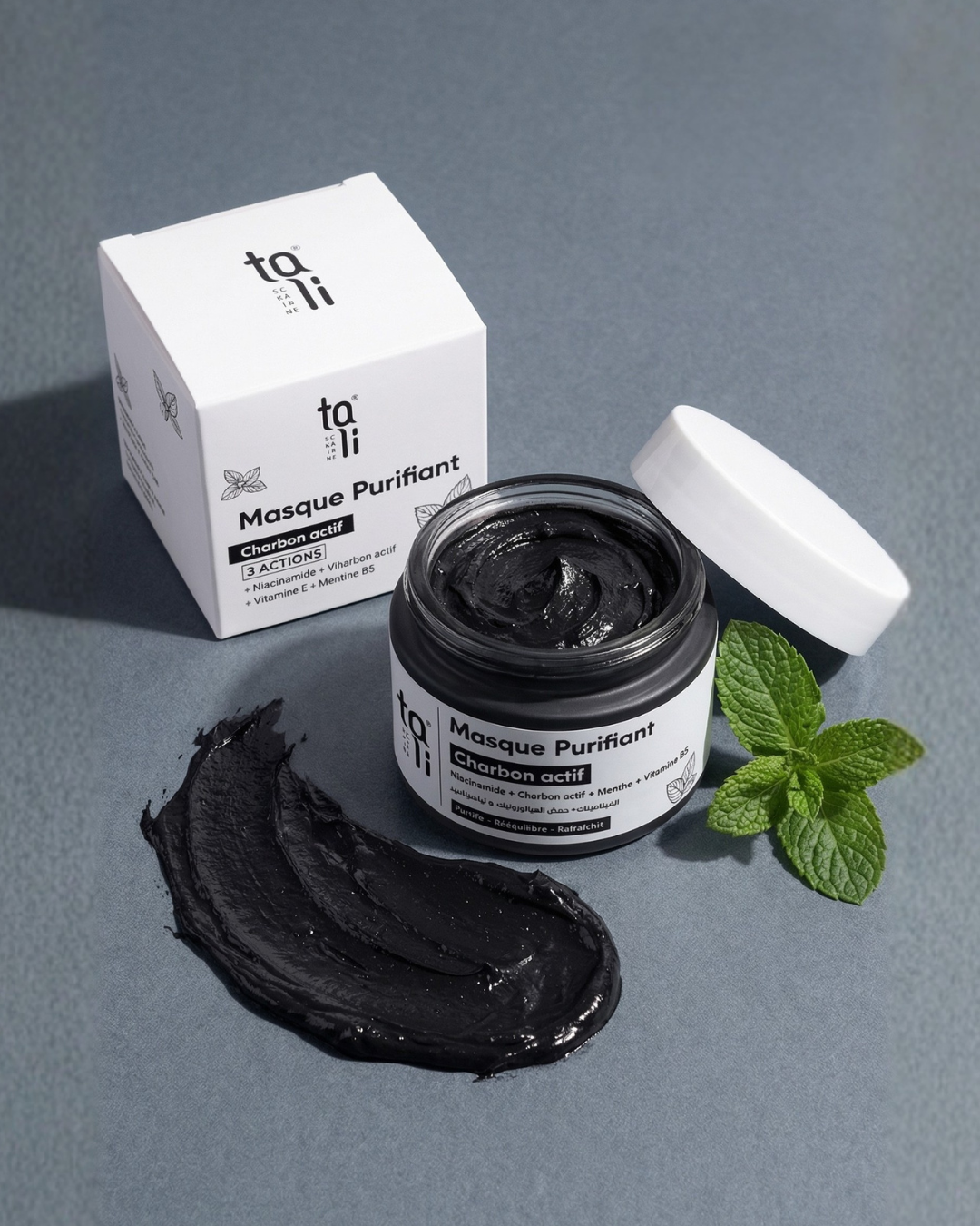 Masque Purifiant au Charbon Actif et Niacinamide