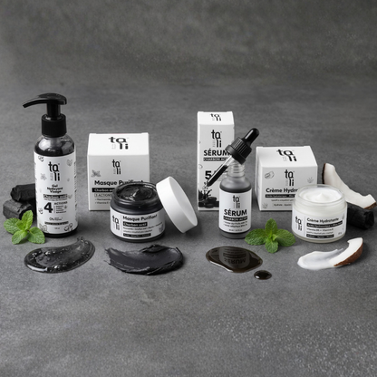 Pack Charbon Actif : سرّ النضارة واللمعان الصحي لبشرة صافية ومشرقة.